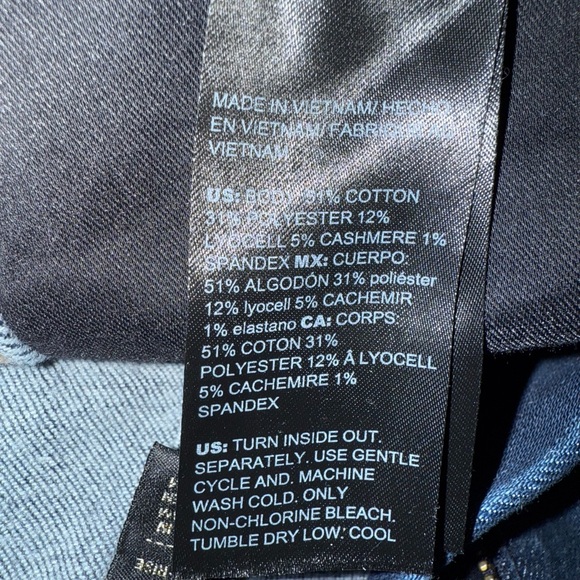 White House Black Market Cashmere High-Rise Skinny Stretch Jeans Size 6 - Picture 7 of 13